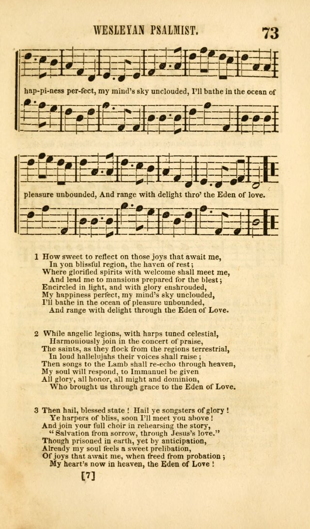 The Wesleyan Psalmist, or Songs of Canaan: a collection of hymns and tunes designed to be used at camp-meetings, and at class and prayer meetings, and other occasions of social devotion page 80