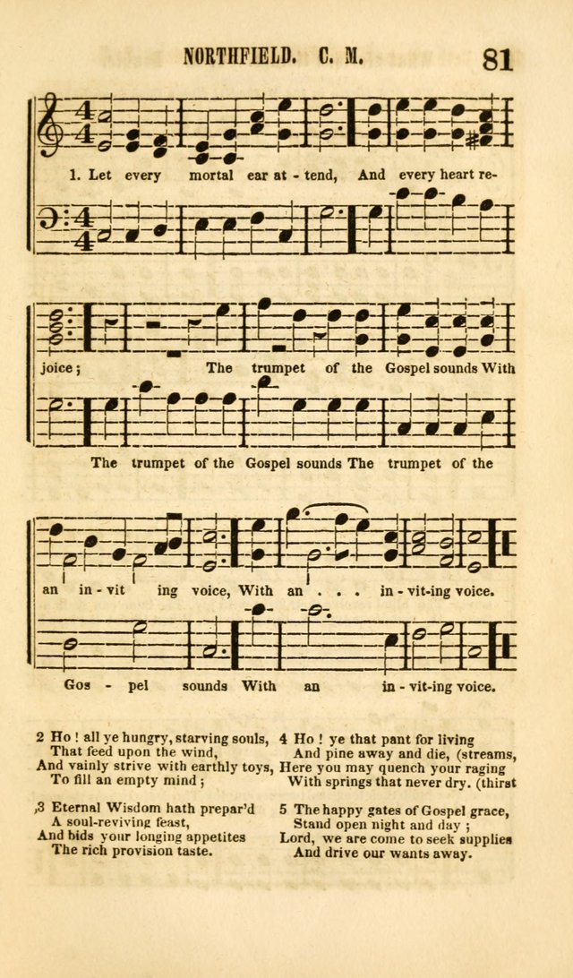 The Wesleyan Psalmist, or Songs of Canaan: a collection of hymns and tunes designed to be used at camp-meetings, and at class and prayer meetings, and other occasions of social devotion page 88