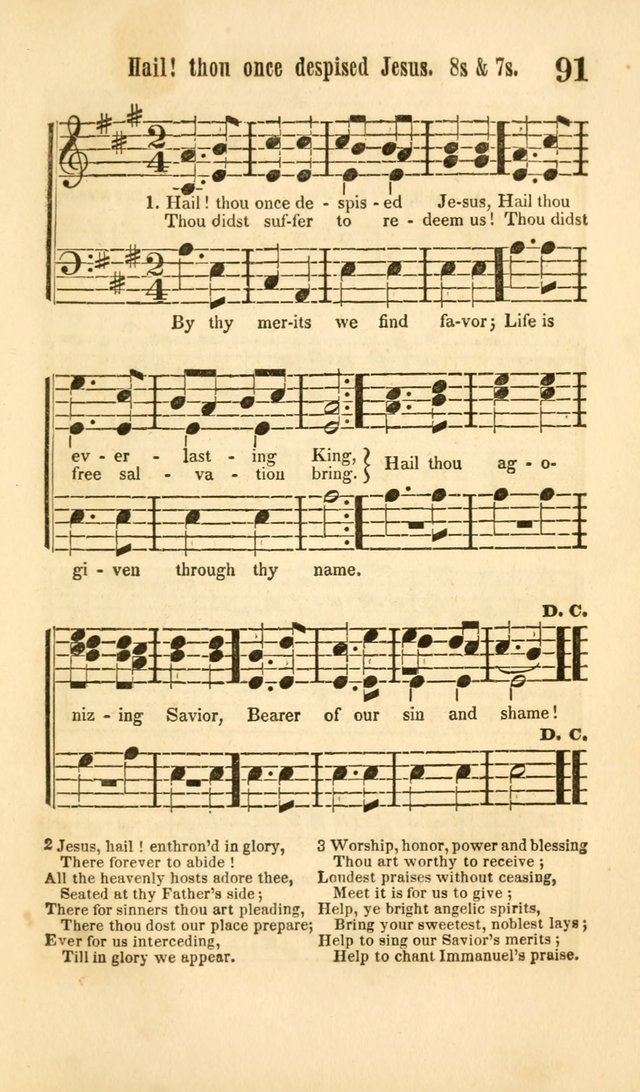 The Wesleyan Psalmist, or Songs of Canaan: a collection of hymns and tunes designed to be used at camp-meetings, and at class and prayer meetings, and other occasions of social devotion page 98