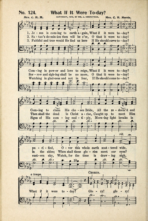 World-Wide Revival Hymns: Unto the Lord page 124