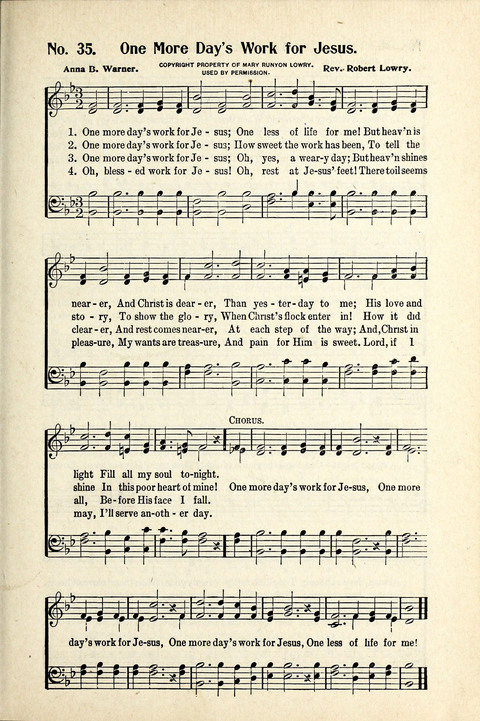 World-Wide Revival Hymns: Unto the Lord page 35