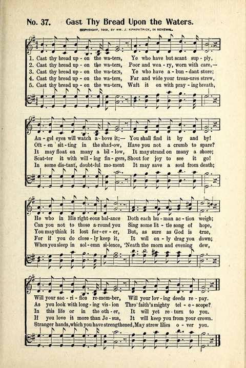 World-Wide Revival Hymns: Unto the Lord page 37