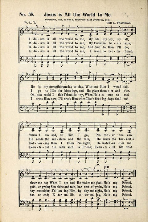World-Wide Revival Hymns: Unto the Lord page 58
