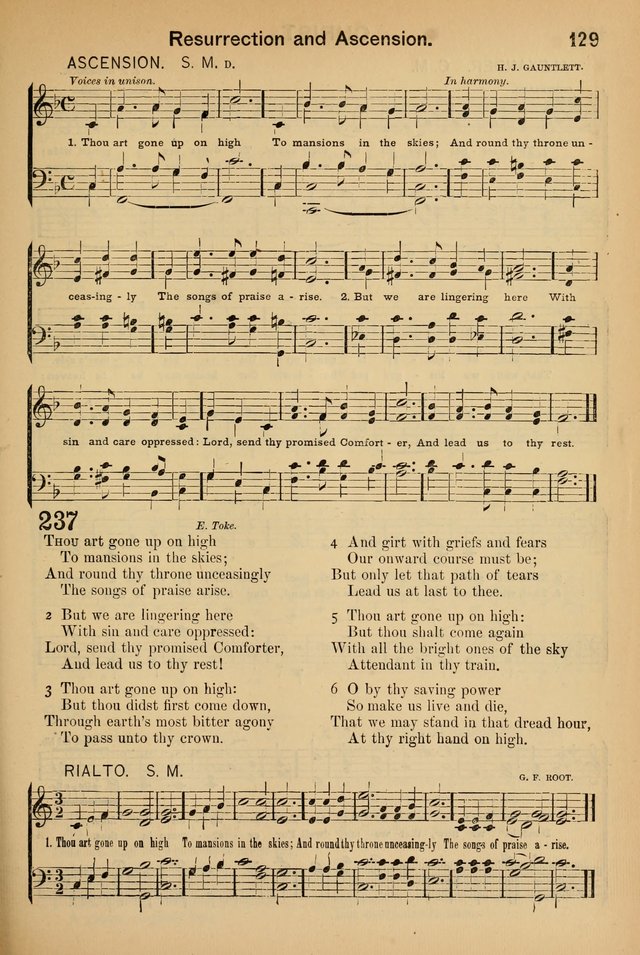 Worship in Song: a selection of hymns and tunes for the Service of the Sanctuary  page 129