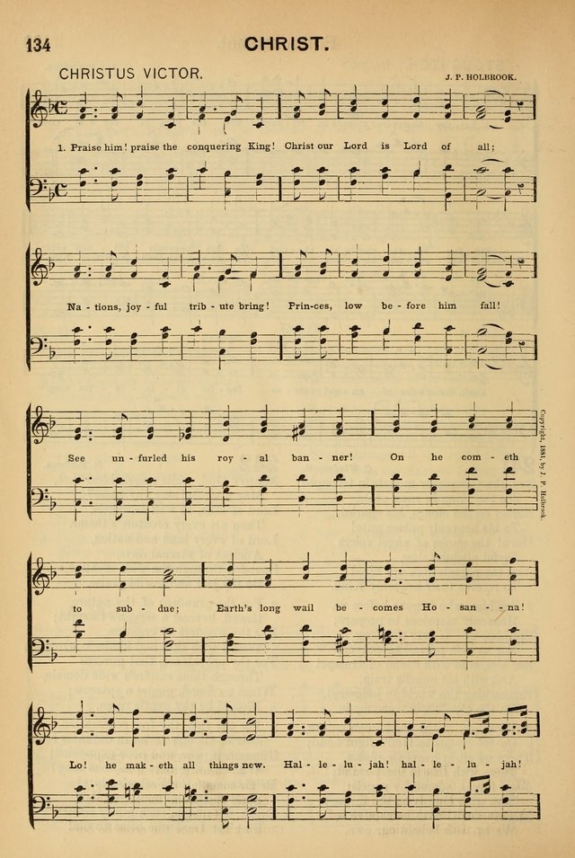 Worship in Song: a selection of hymns and tunes for the Service of the Sanctuary  page 134