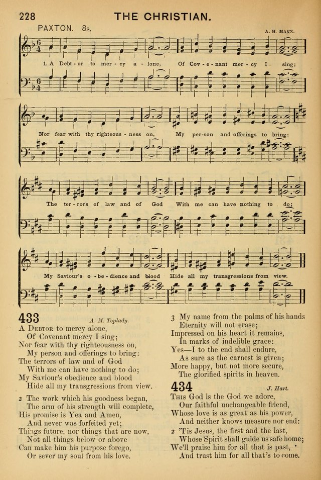 Worship in Song: a selection of hymns and tunes for the Service of the Sanctuary  page 228