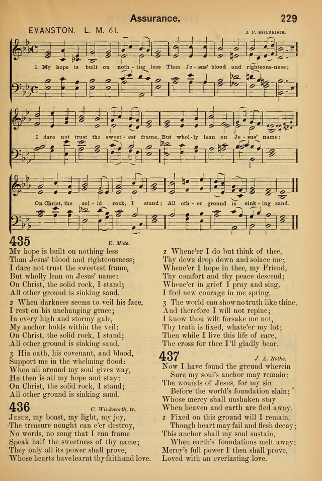Worship in Song: a selection of hymns and tunes for the Service of the Sanctuary  page 229