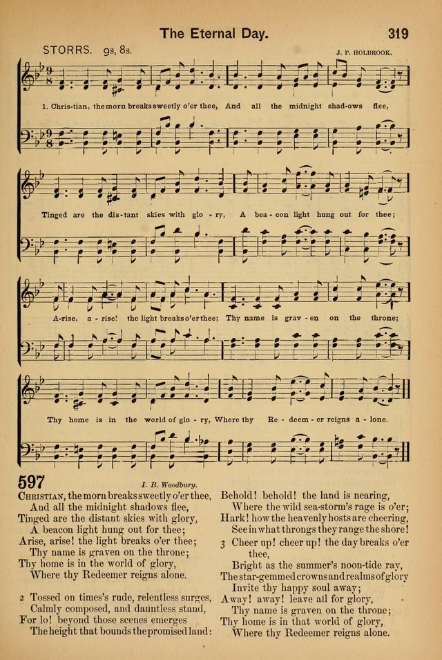 Worship in Song: a selection of hymns and tunes for the Service of the Sanctuary  page 319