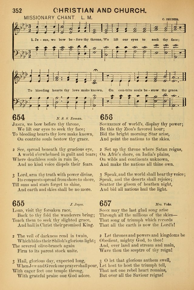 Worship in Song: a selection of hymns and tunes for the Service of the Sanctuary  page 352