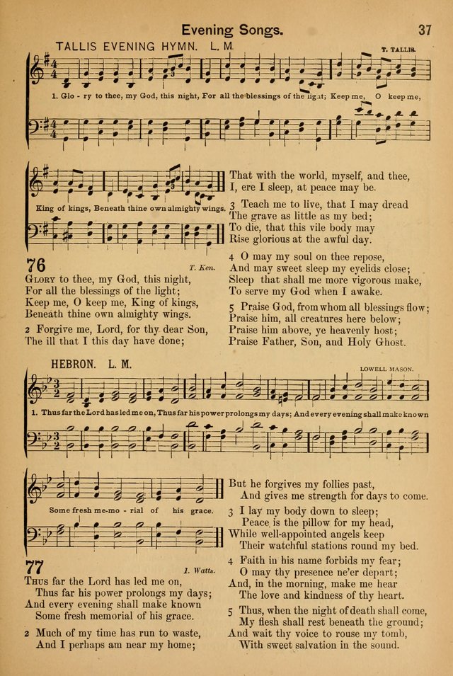 Worship in Song: a selection of hymns and tunes for the Service of the Sanctuary  page 37