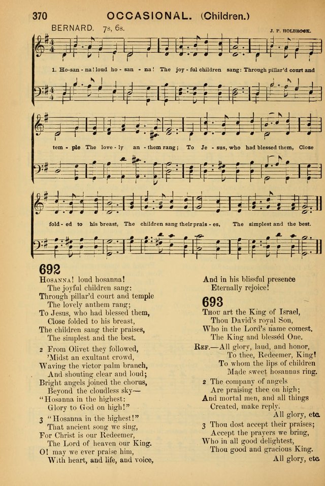 Worship in Song: a selection of hymns and tunes for the Service of the Sanctuary  page 370