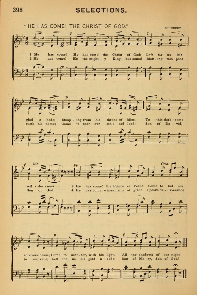 Worship in Song: a selection of hymns and tunes for the Service of the Sanctuary  page 398