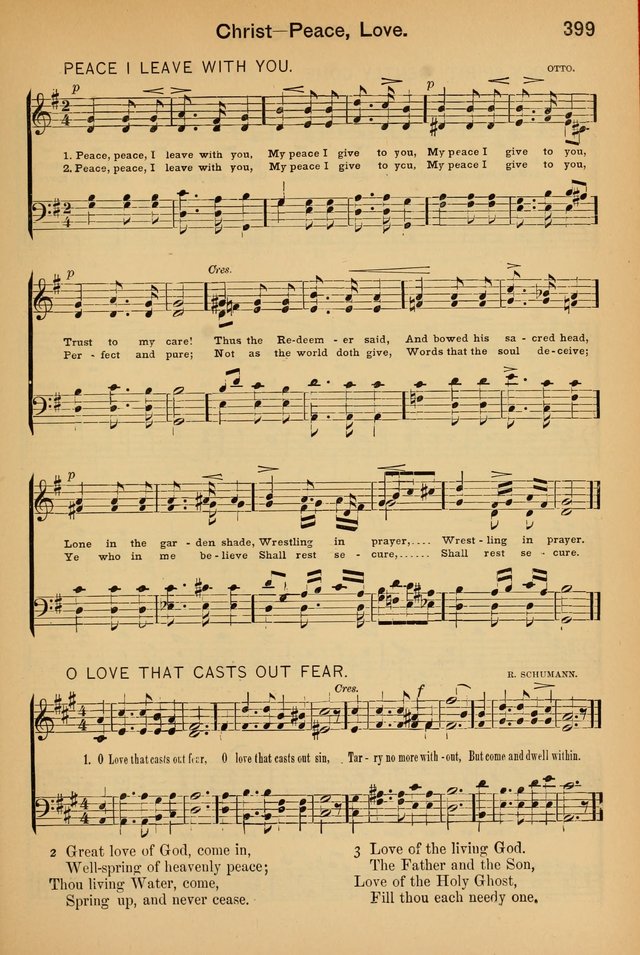 Worship in Song: a selection of hymns and tunes for the Service of the Sanctuary  page 399