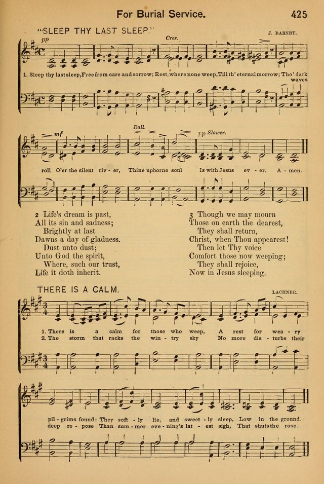 Worship in Song: a selection of hymns and tunes for the Service of the Sanctuary  page 425