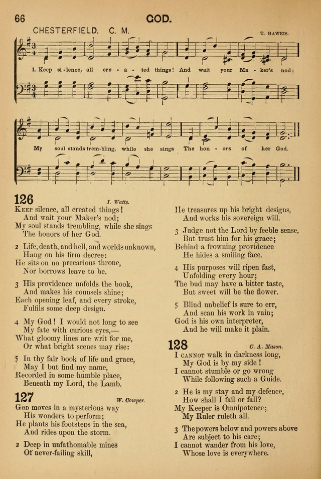 Worship in Song: a selection of hymns and tunes for the Service of the Sanctuary  page 66