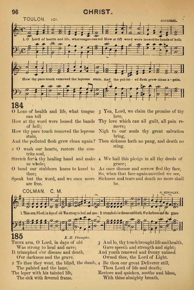 Worship in Song: a selection of hymns and tunes for the Service of the Sanctuary  page 96