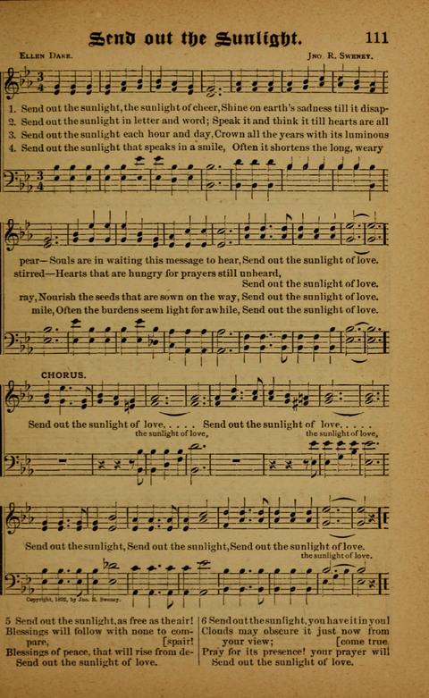 Winning Songs: for use in meetings for Christian worship or work page 111