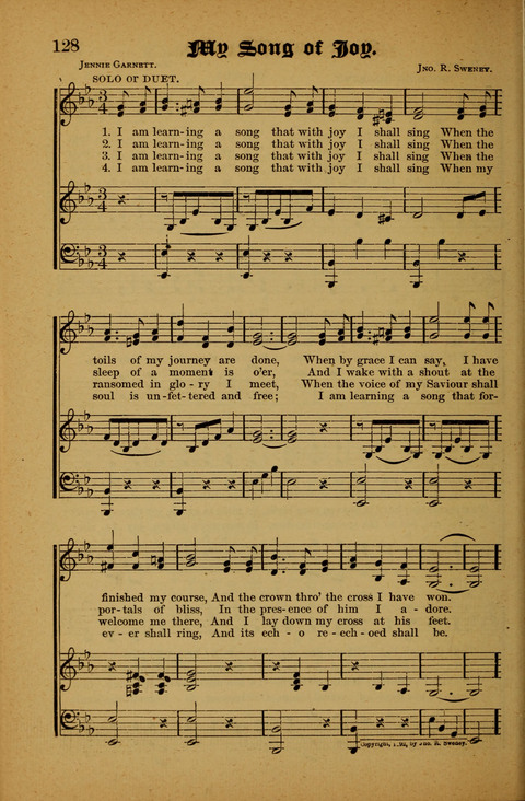 Winning Songs: for use in meetings for Christian worship or work page 128