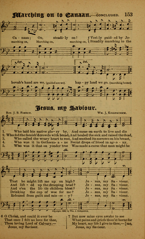 Winning Songs: for use in meetings for Christian worship or work page 153