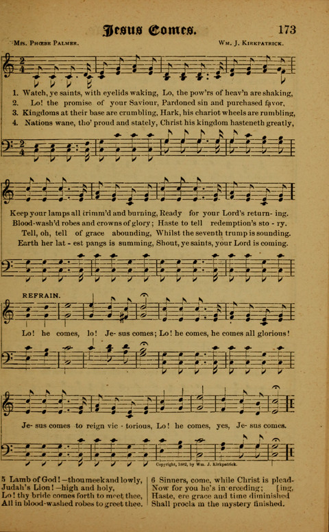 Winning Songs: for use in meetings for Christian worship or work page 173
