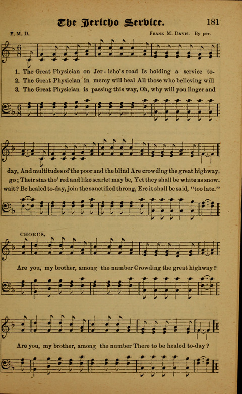 Winning Songs: for use in meetings for Christian worship or work page 181