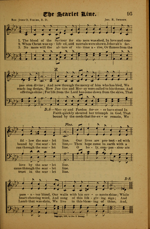 Winning Songs: for use in meetings for Christian worship or work page 95