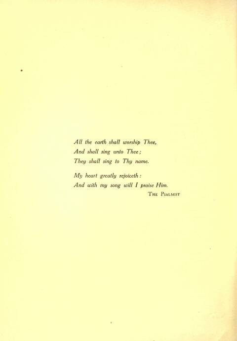 Worship and Song page ix