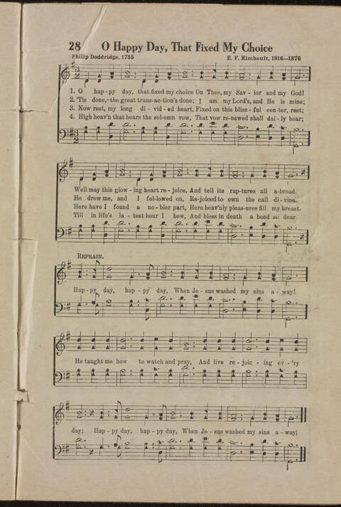 Wonderful Songs: A Collection of Familiar Hymns Designed for Evangelistic Work, For Use in Tents, Etc. page 27