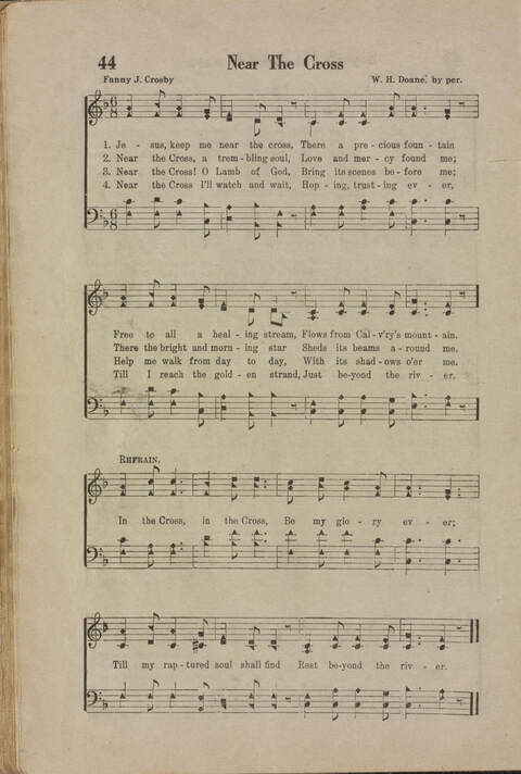 Wonderful Songs: A Collection of Familiar Hymns Designed for Evangelistic Work, For Use in Tents, Etc. page 42