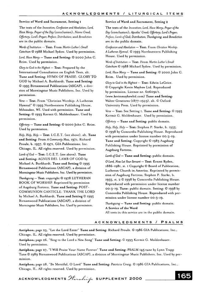 Worship Supplement 2000 page 163