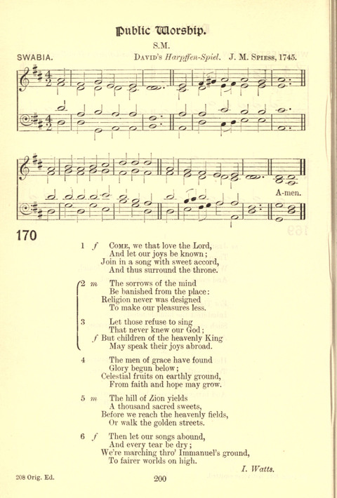 Worship Song: with accompanying tunes page 200