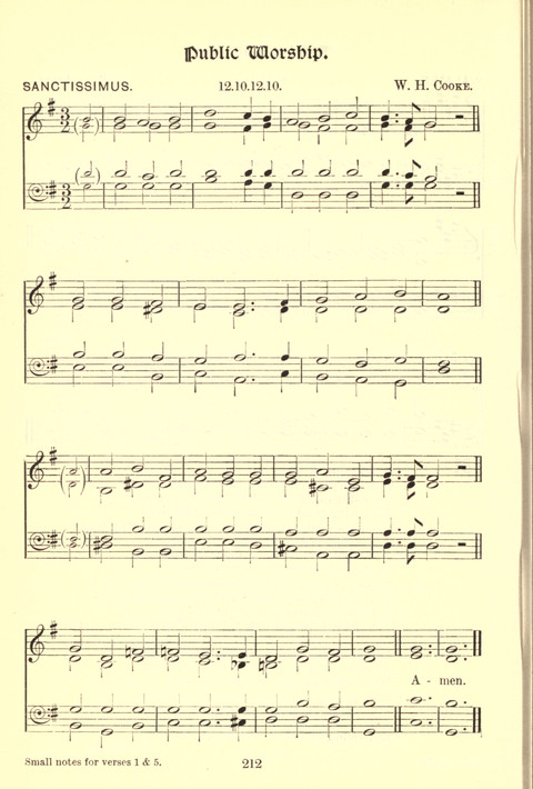 Worship Song: with accompanying tunes page 212