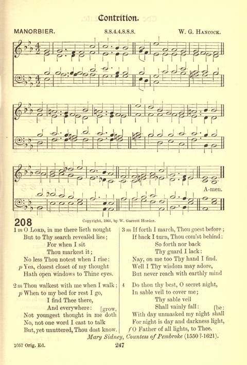 Worship Song: with accompanying tunes page 247