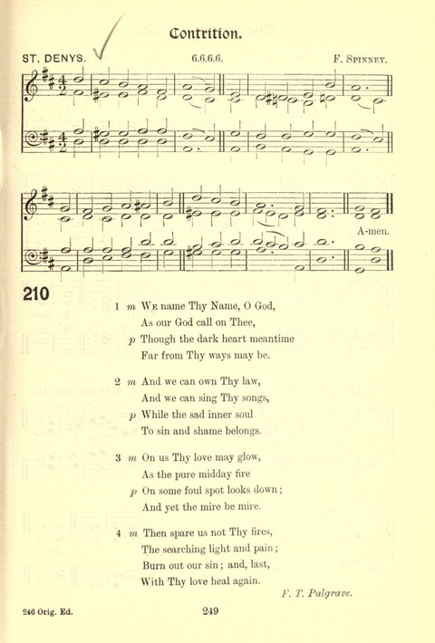 Worship Song: with accompanying tunes page 249