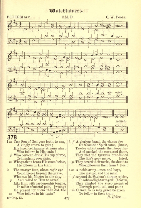 Worship Song: with accompanying tunes page 427