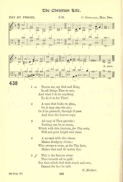 Worship Song: with accompanying tunes page 492