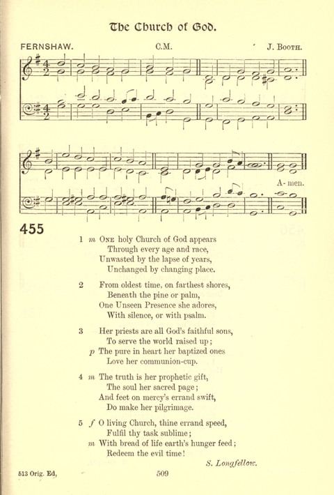 Worship Song: with accompanying tunes page 509