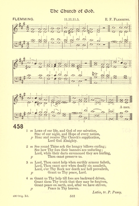 Worship Song: with accompanying tunes page 512