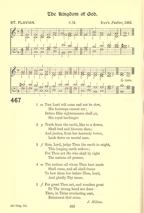 Worship Song: with accompanying tunes page 522