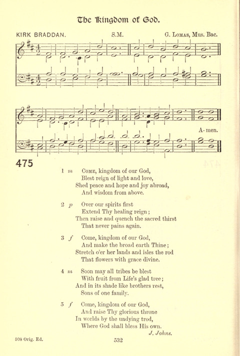 Worship Song: with accompanying tunes page 532