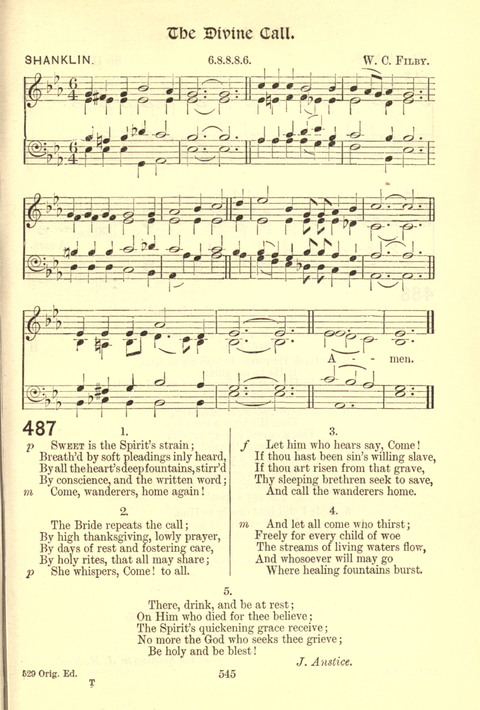 Worship Song: with accompanying tunes page 545