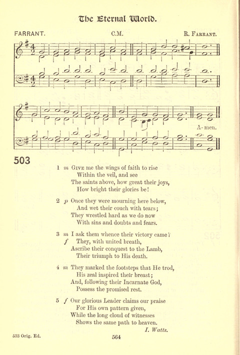 Worship Song: with accompanying tunes page 564