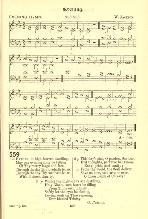 Worship Song: with accompanying tunes page 625