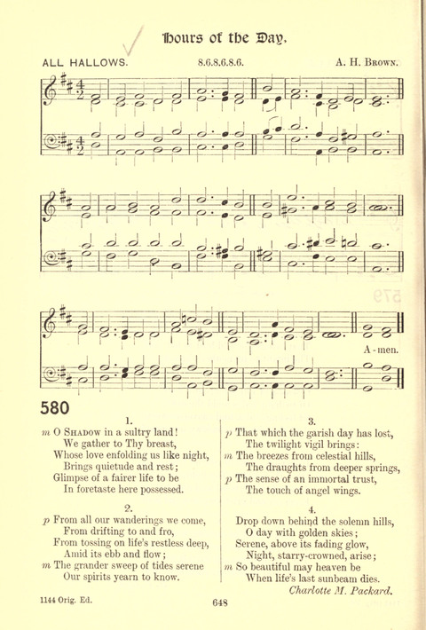 Worship Song: with accompanying tunes page 648