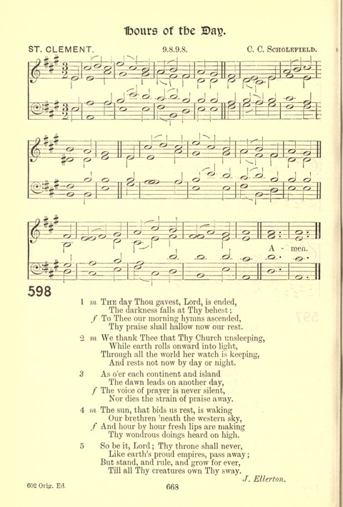 Worship Song: with accompanying tunes page 668