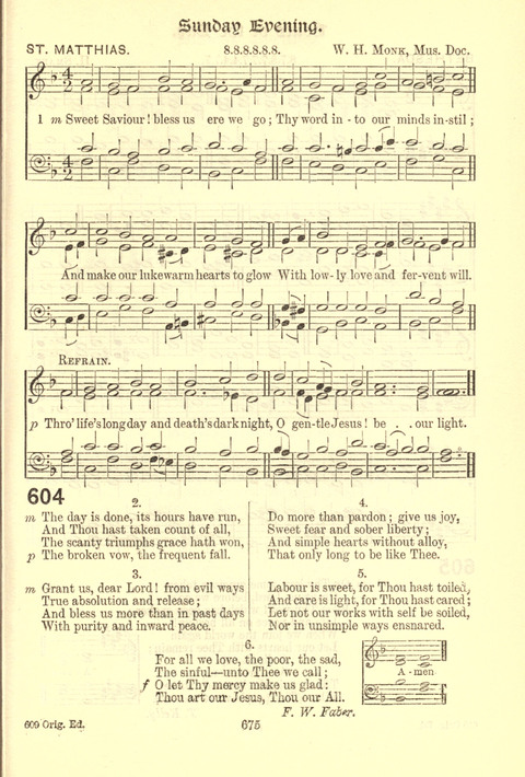 Worship Song: with accompanying tunes page 675