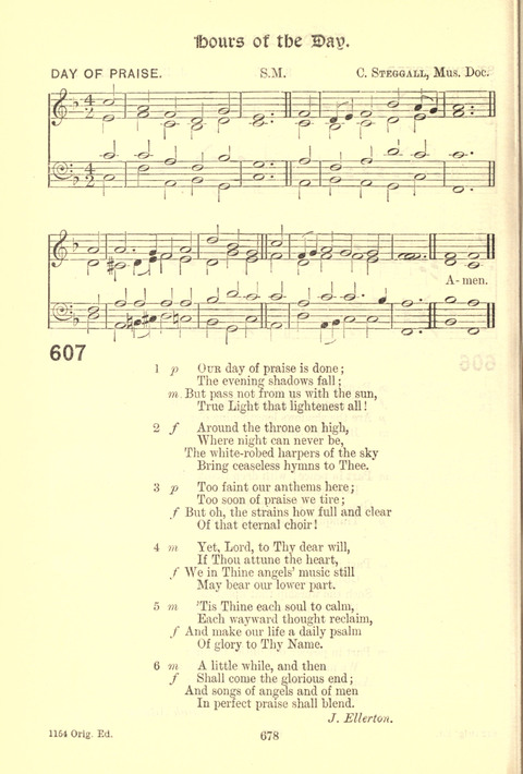 Worship Song: with accompanying tunes page 678