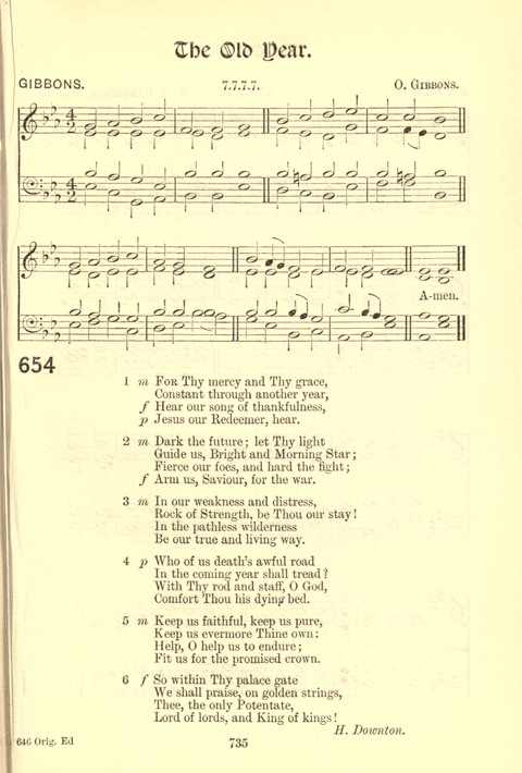 Worship Song: with accompanying tunes page 735