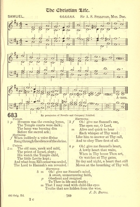 Worship Song: with accompanying tunes page 769