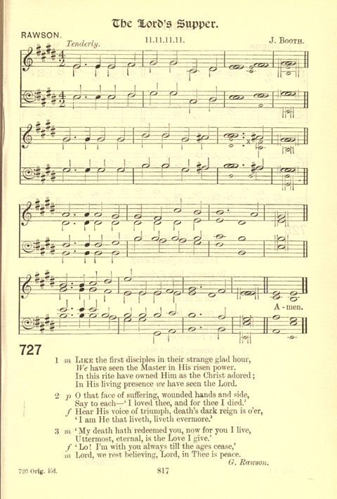 Worship Song: with accompanying tunes page 817